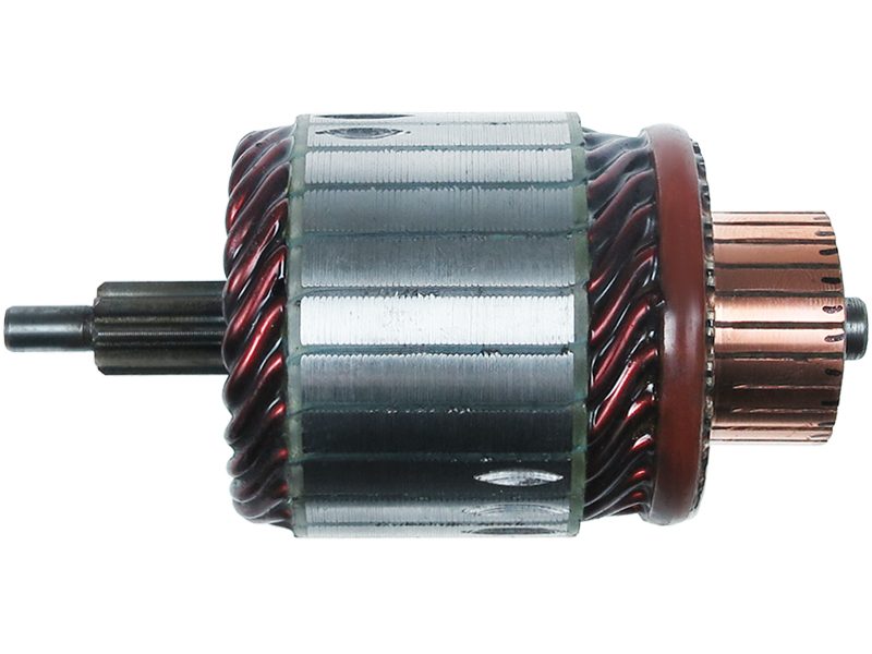 Starter motor armature