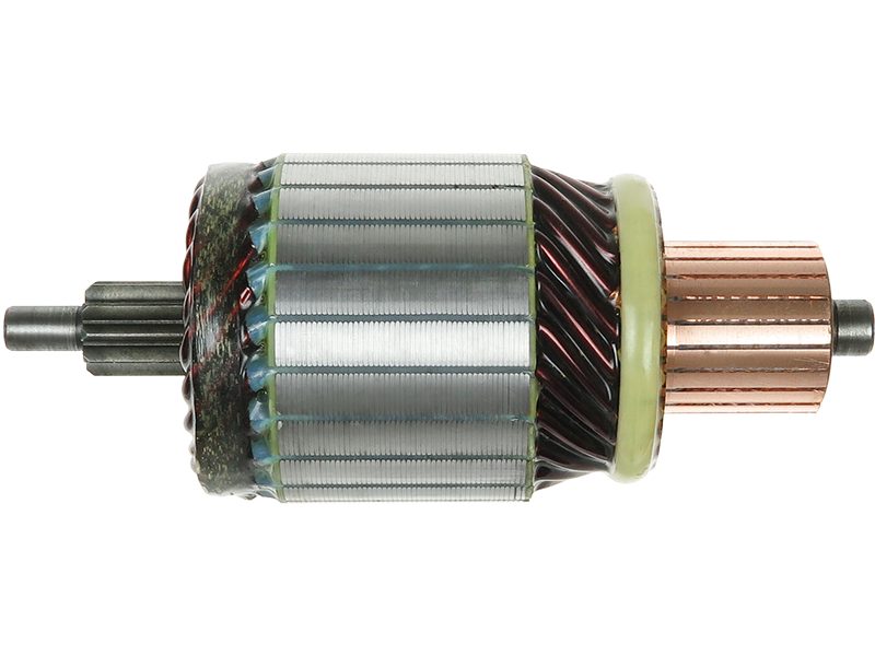 Starter motor armature