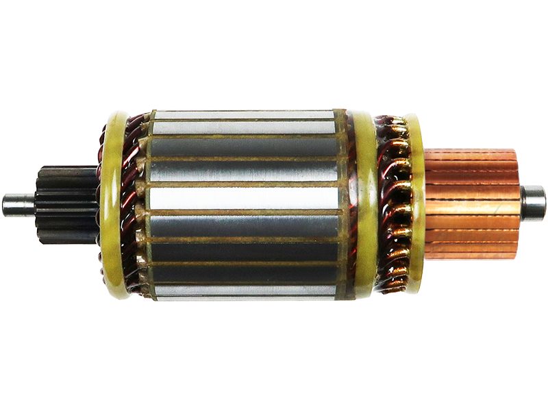 Starter motor armature