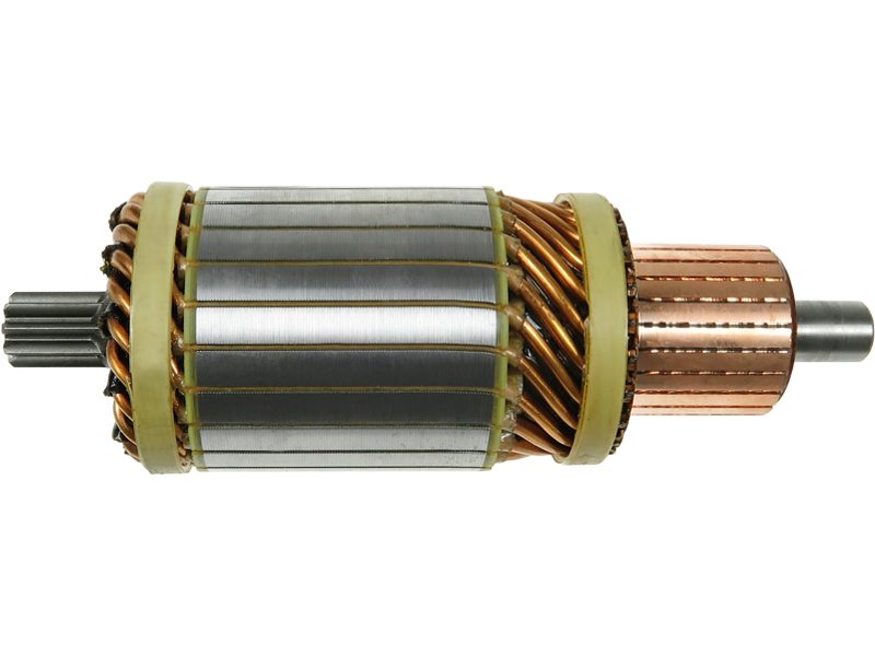 Starter motor armature