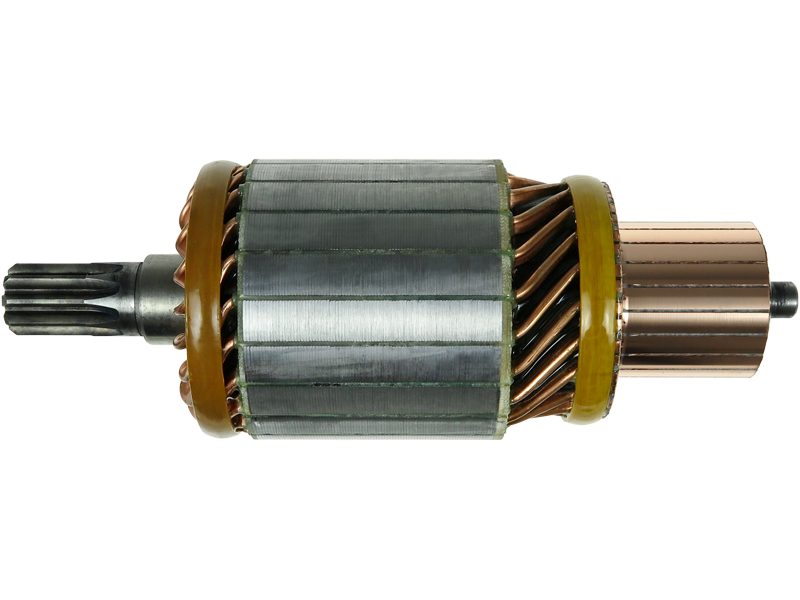 Starter motor armature