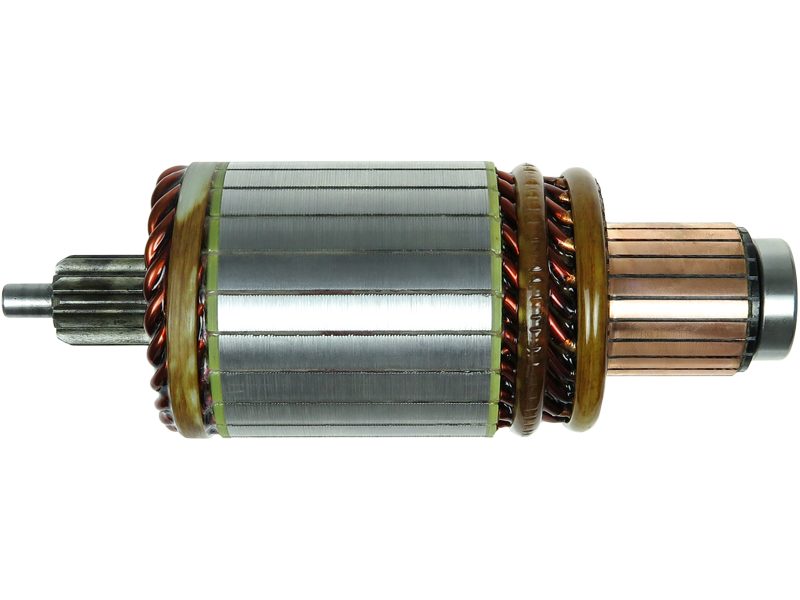Starter motor armature