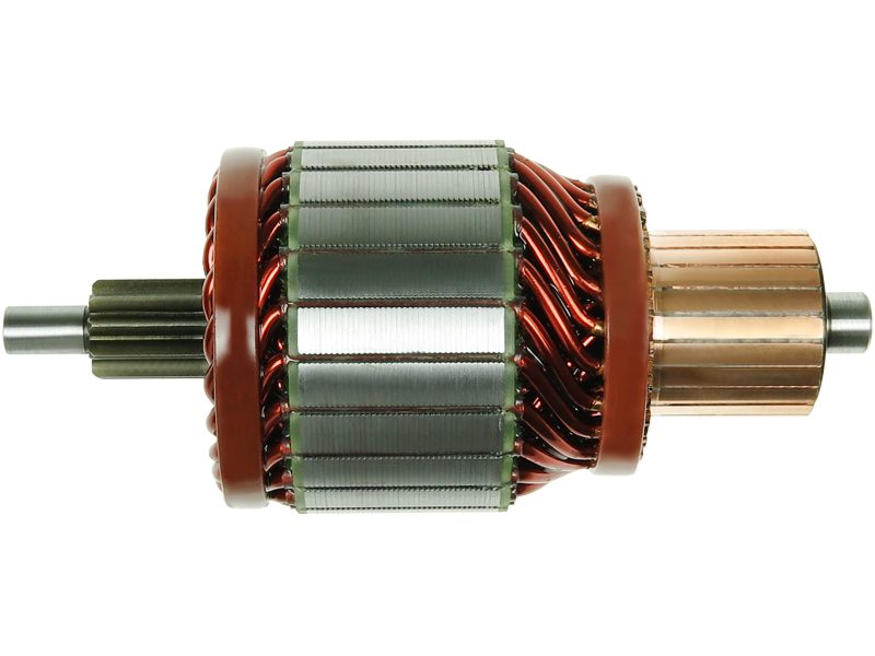 Starter motor armature