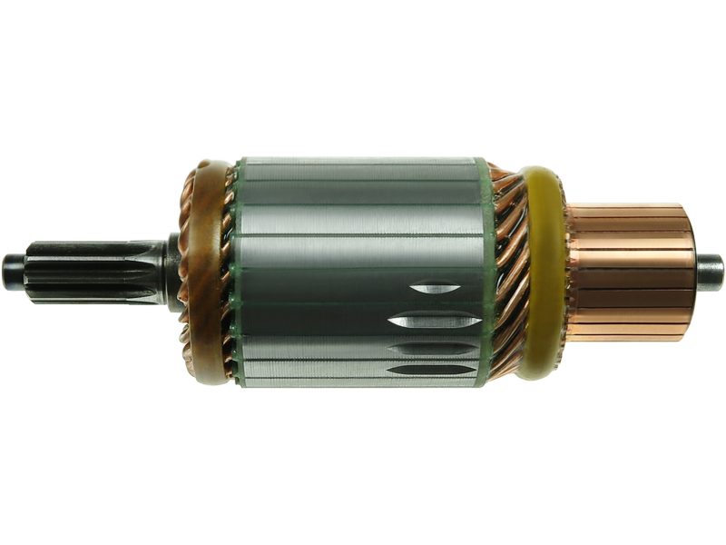 Starter motor armature