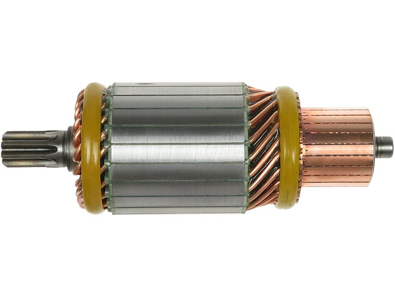 Starter motor armature