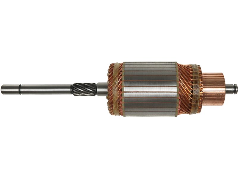 Starter motor armature