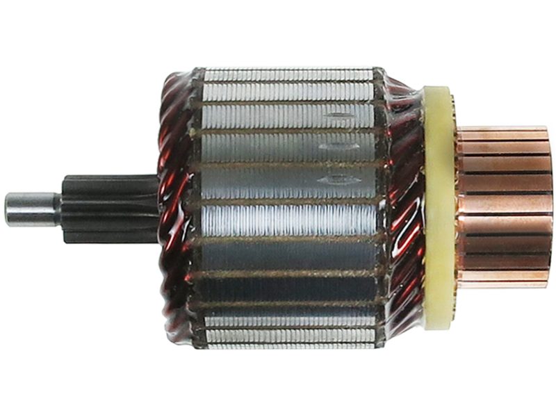 Starter motor armature