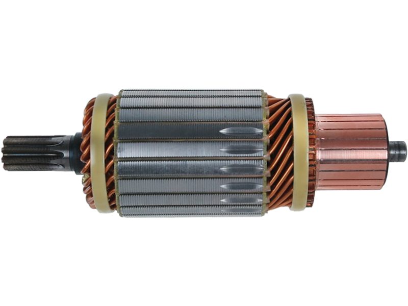 Starter motor armature