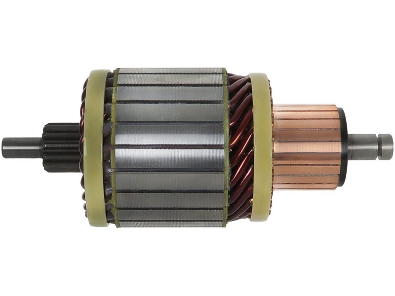 Starter motor armature
