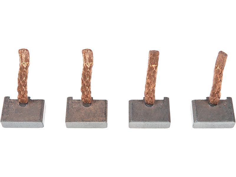 Starter motor brush