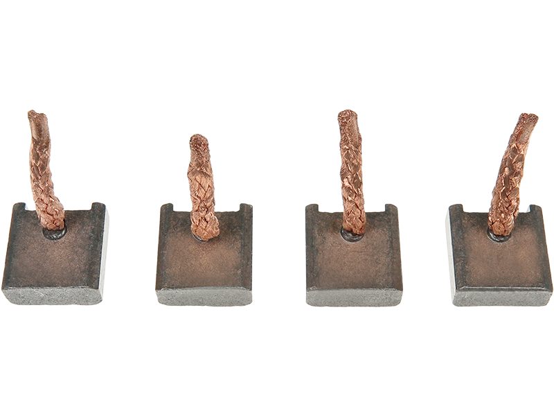 Starter motor brush