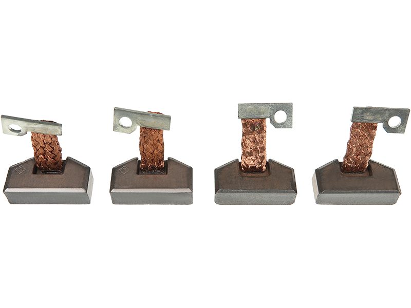 Starter motor brush