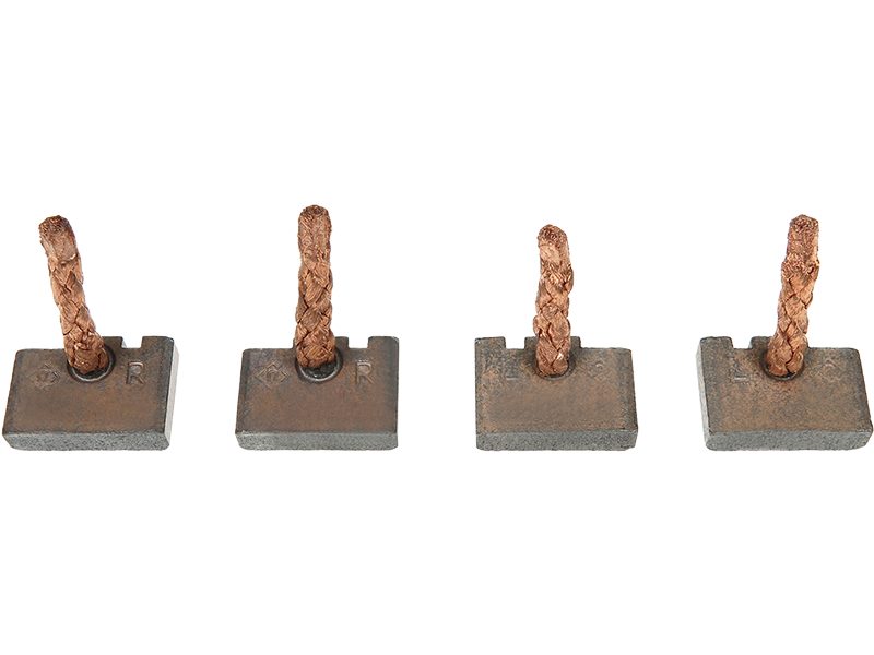 Starter motor brush