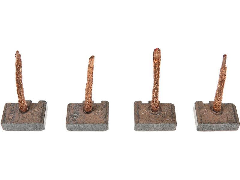 Starter motor brush