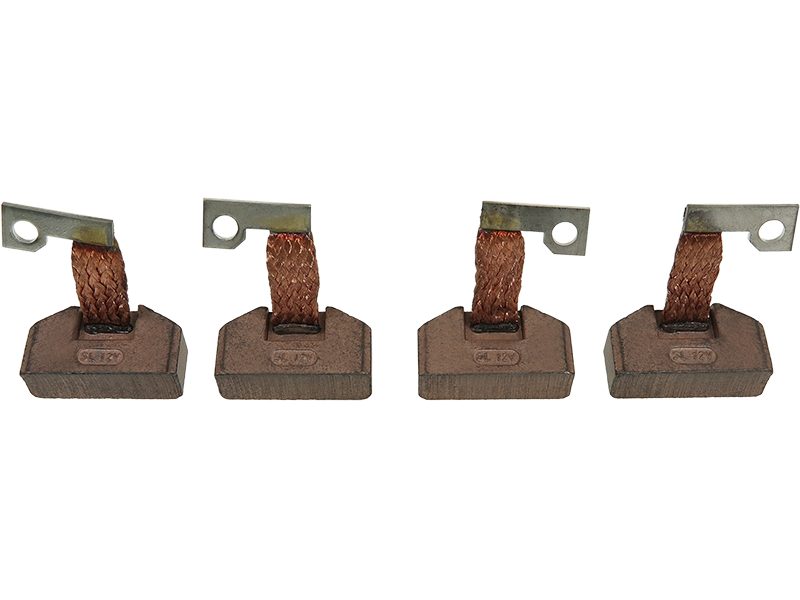 Starter motor brush