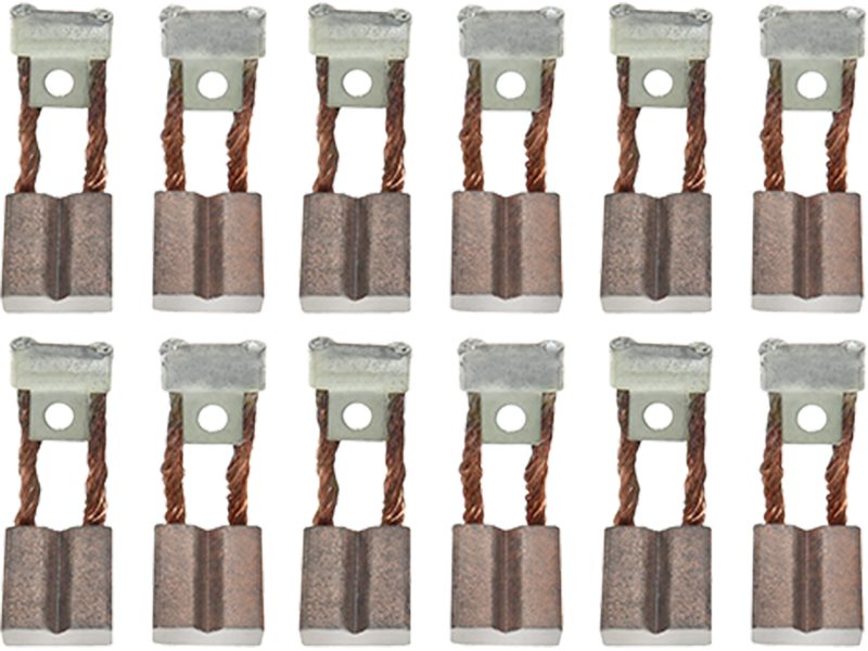Starter motor brush
