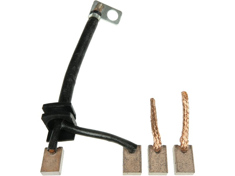 Starter motor brush