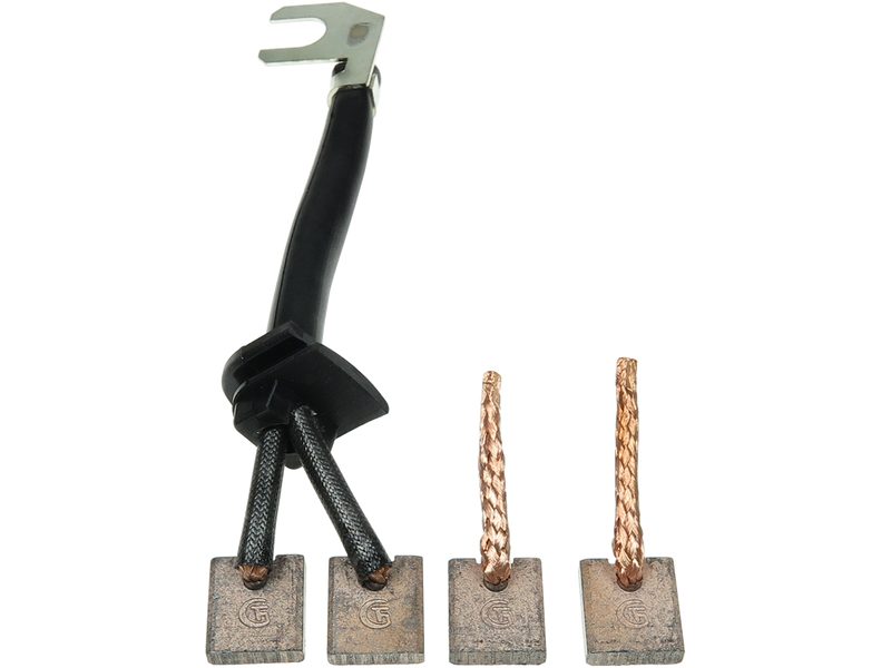 Starter motor brush