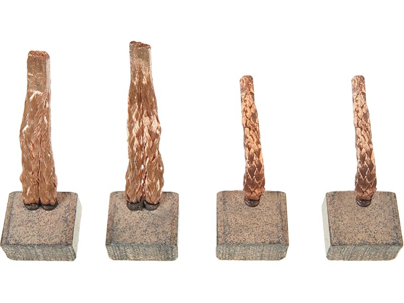 Starter motor brush