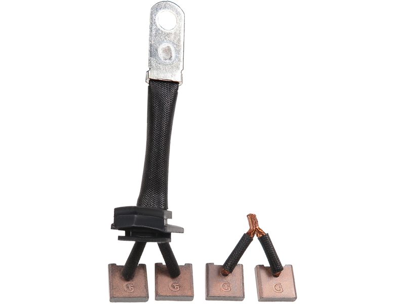 Starter motor brush