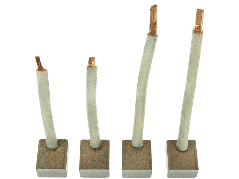 Starter motor brush