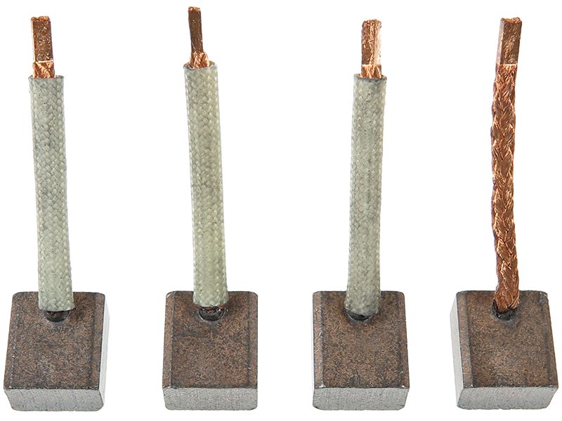 Starter motor brush