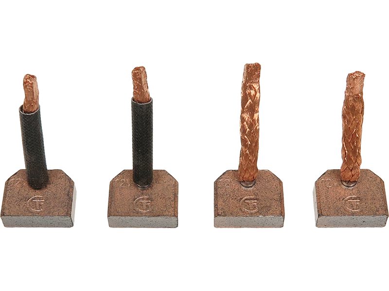 Starter motor brush