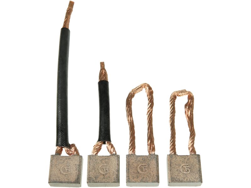 Starter motor brush