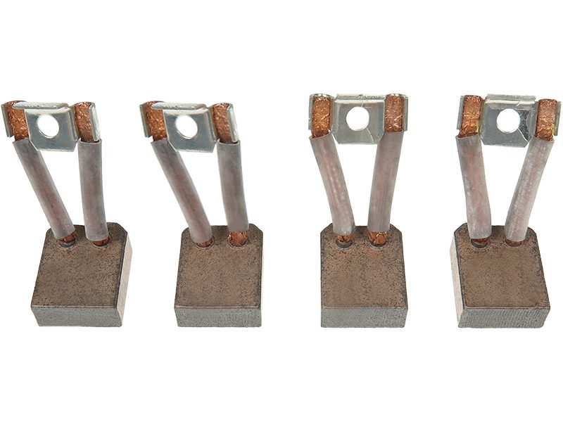 Starter motor brush