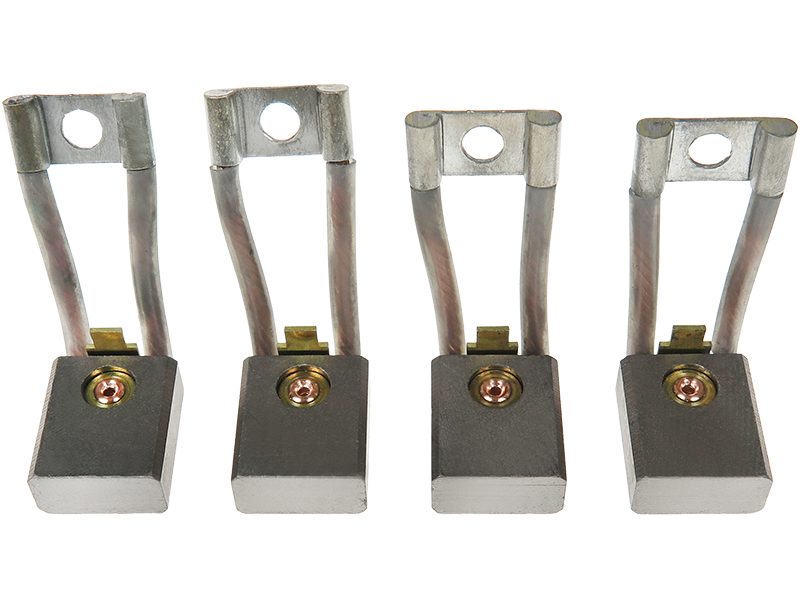 Starter motor brush
