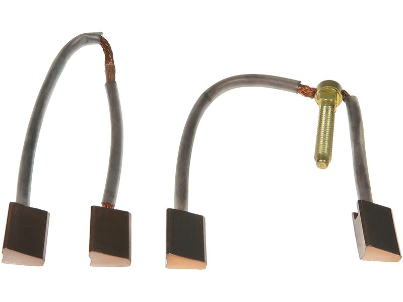 Starter motor brush