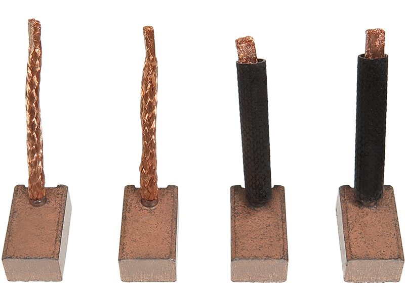 Starter motor brush