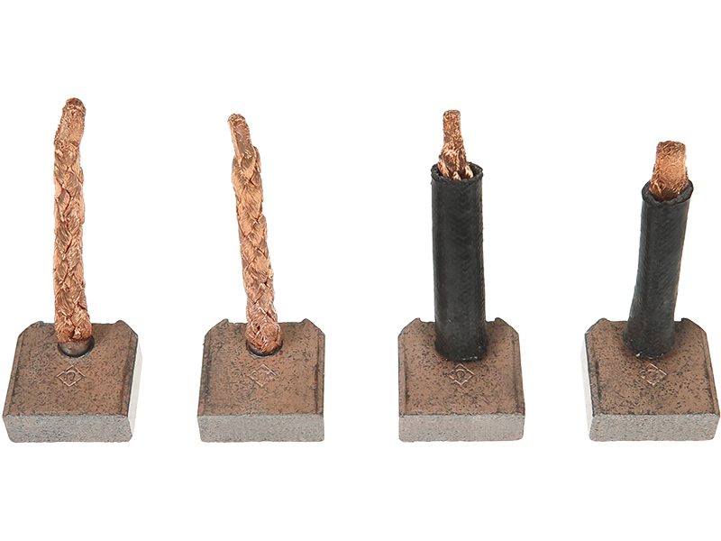 Starter motor brush