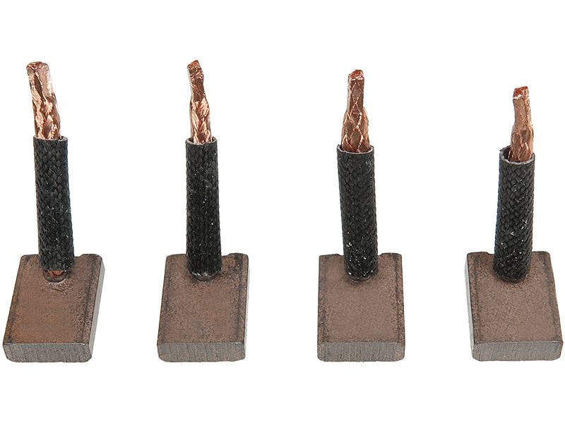 Starter motor brush