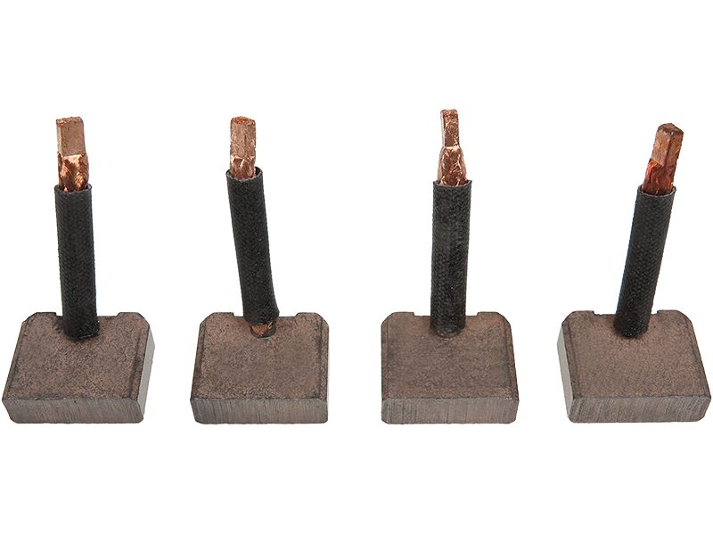 Starter motor brush