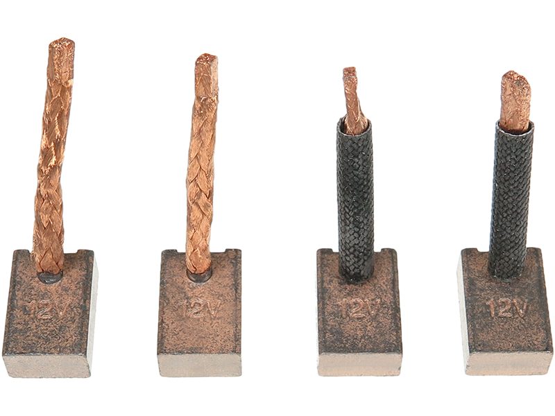 Starter motor brush
