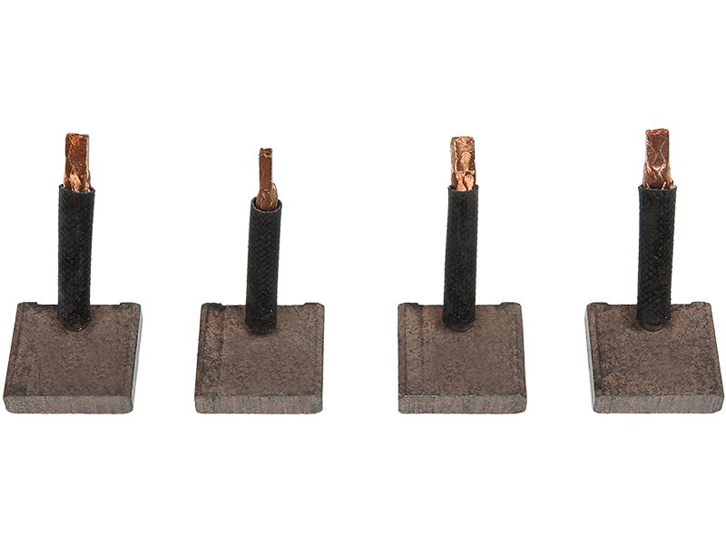 Starter motor brush
