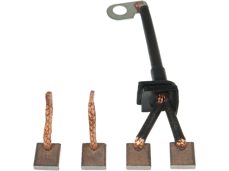 Starter motor brush