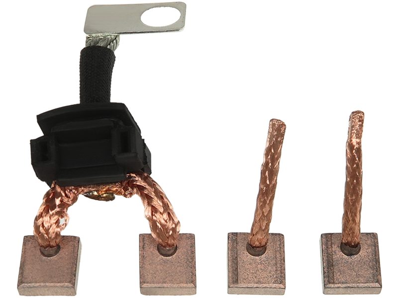 Starter motor brush