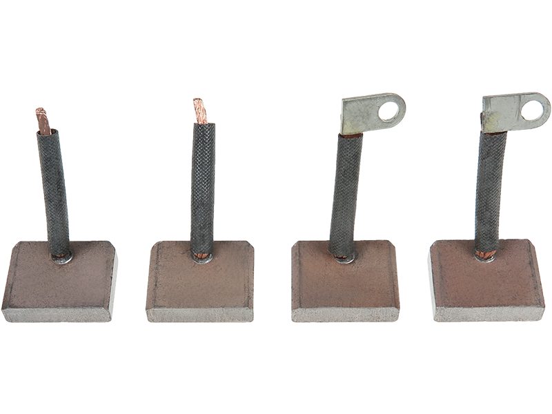 Starter motor brush