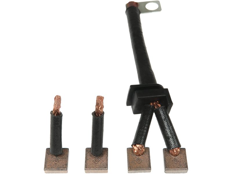 Starter motor brush