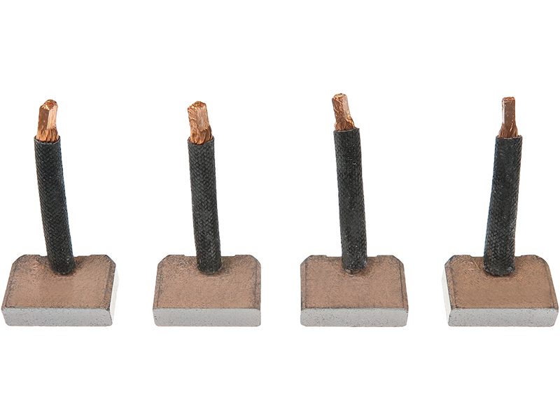 Starter motor brush
