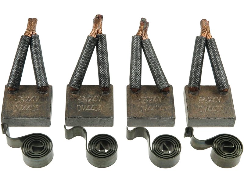 Starter motor brush
