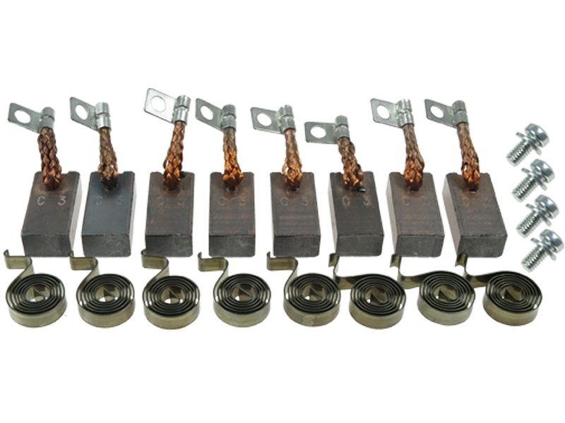 Starter motor brush