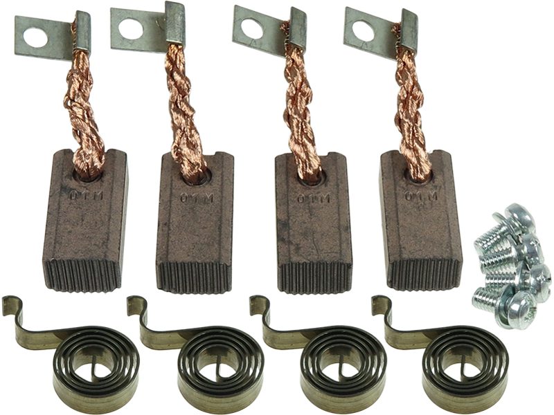 Starter motor brush