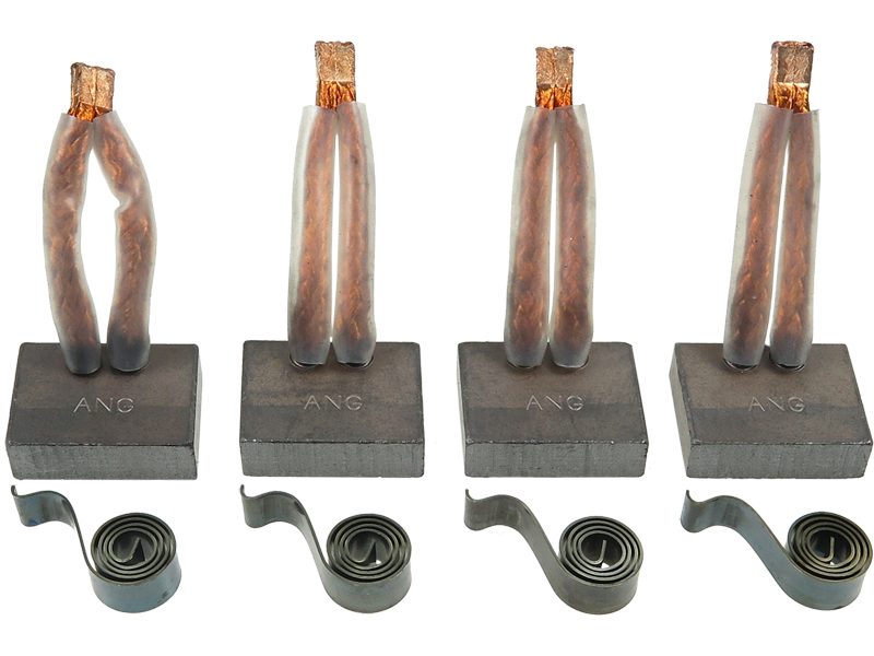 Starter motor brush