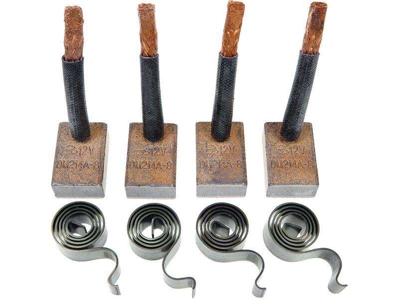 Starter motor brush