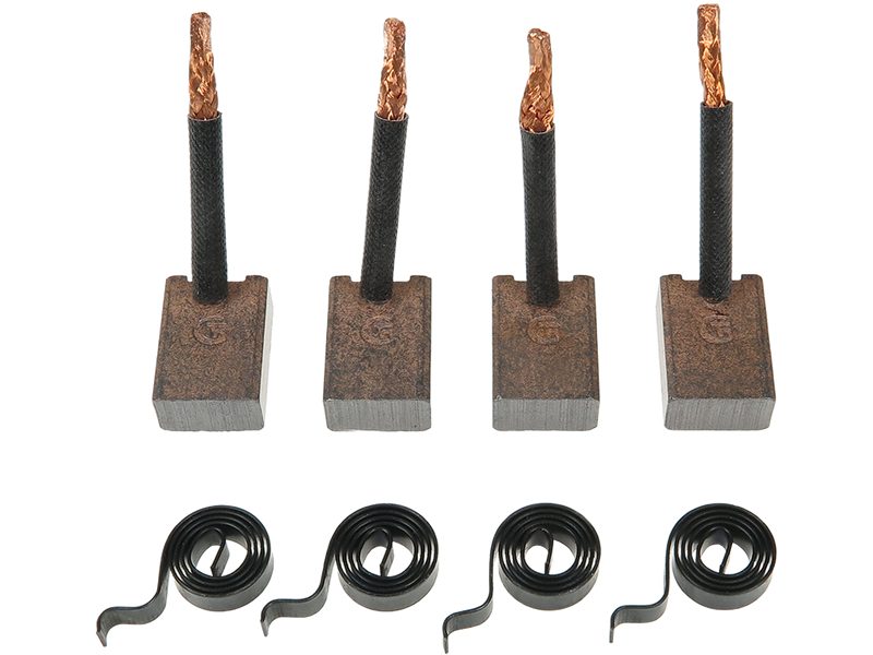 Starter motor brush