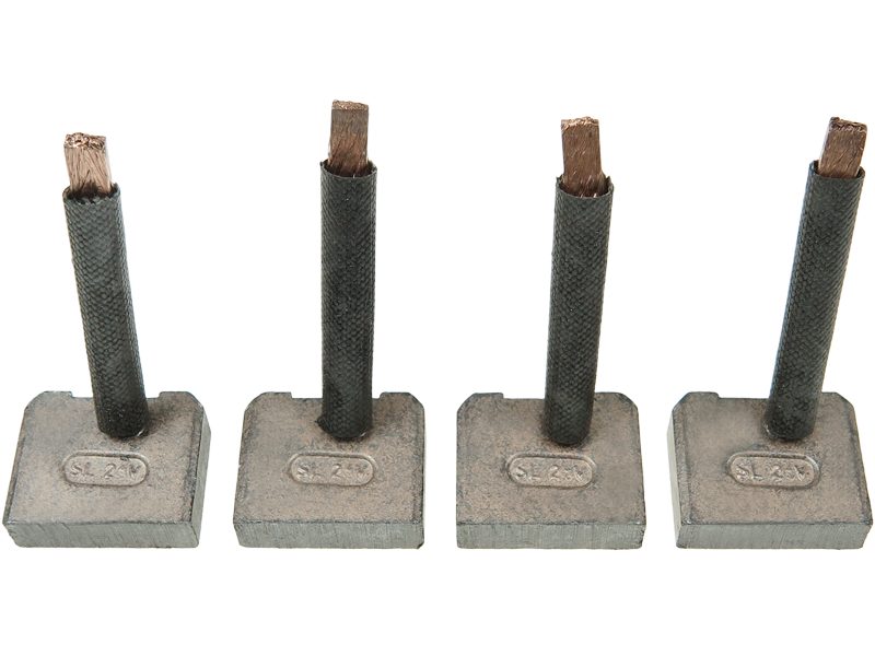 Starter motor brush