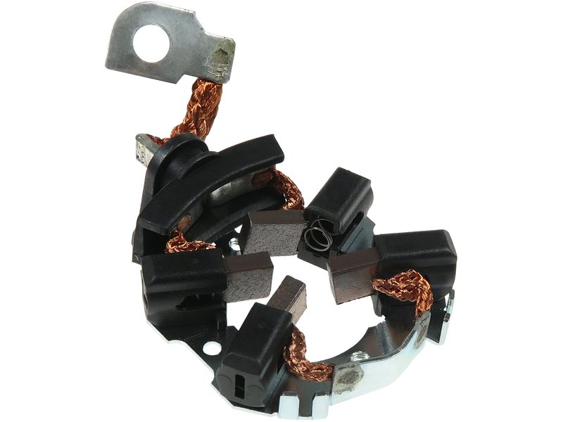 Starter motor brush holder